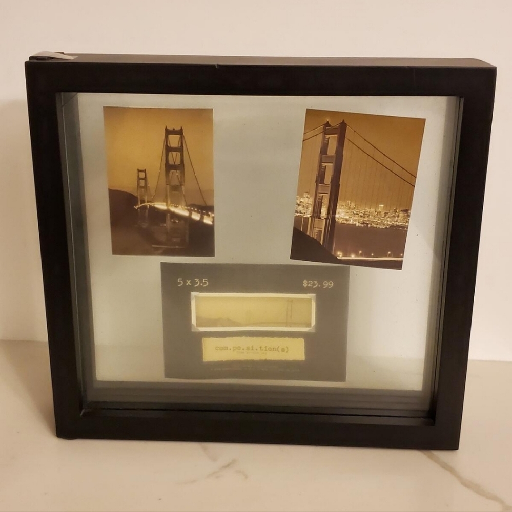 New Shadow Box Style Picture Frame